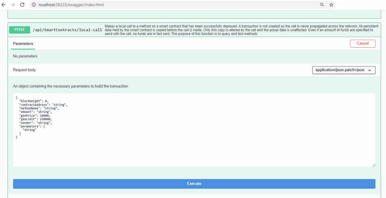 Implementing Smart Contract in ASP.NET Application